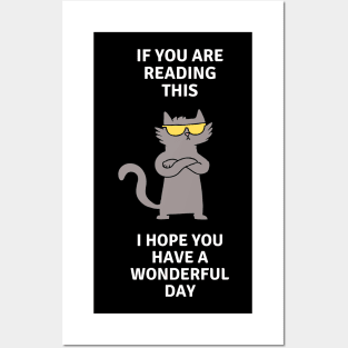 Wholesome cat Posters and Art